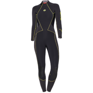 Evoke Womens Wetsuit 3MM Black Front