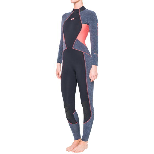 Evoke Womens Wetsuit 3MM Coral Front