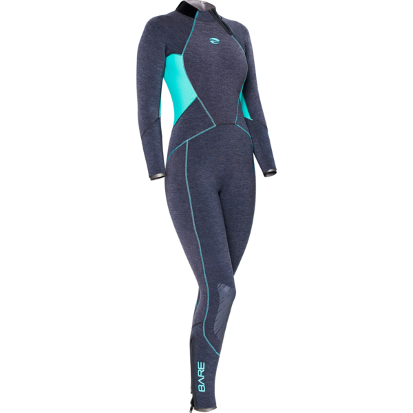 Evoke 5mm Womens Wetsuit Aqua front