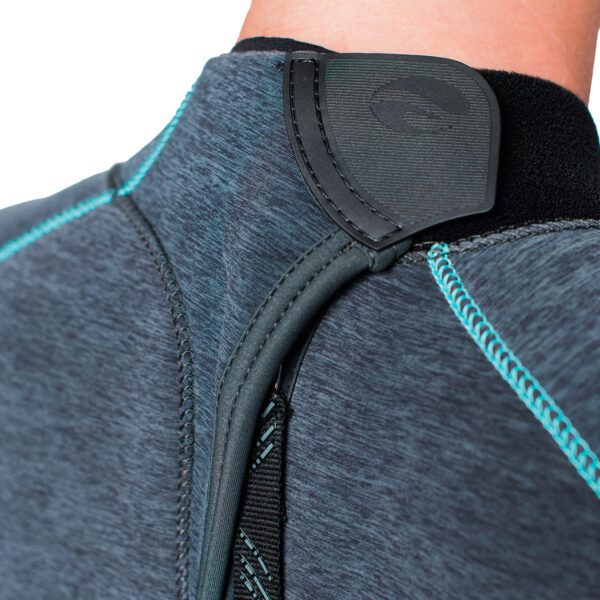 Evoke Womens wetsuit zipper flap