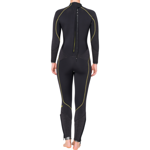Evoke 5mm Womens Wetsuit Black Back