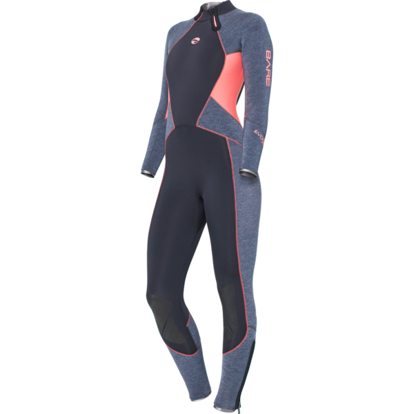 Evoke 5mm Womens Wetsuit Coral Front