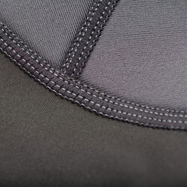 Exowear Hooded Vest Strech Seams Detail